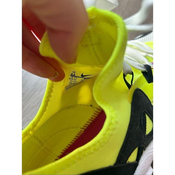 Nike Air Huarache Edge TXT Magenta Yellow Size 9.5 - excellent condition - Picture 7 of 7
